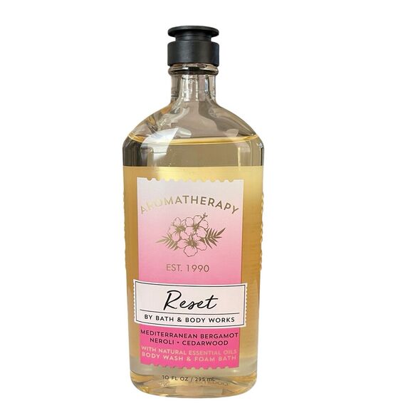 Bath & Body Works Reset Mediterranean Bergamot Neroli Cedarwood Body Wash 10 Oz - Picture 1 of 5
